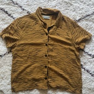 Urban outfitters short sleeve button up
